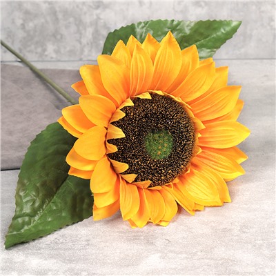 Цветок искусственный Подсолнух 76 см диаметр цветка 22 см / 149NA-34 /уп 2/120/480/