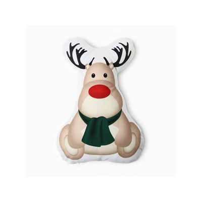 Подушка декоративная новогодняя «Этель. Олень» 30×32 см