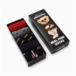 Носки мужские KAFTAN Real man, р. 41-44 (27-29 см), набор 5 пар