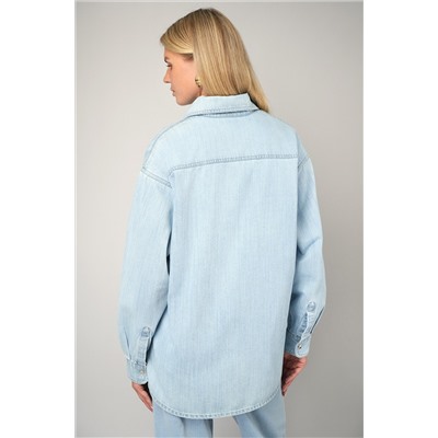 Женская джинсовая рубашка Happyfox