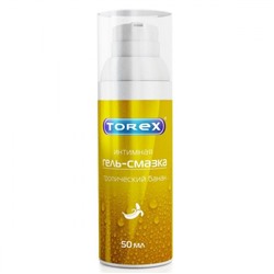 Гель-смазка на водной основе Torex  Тропический банан  - 50 мл.