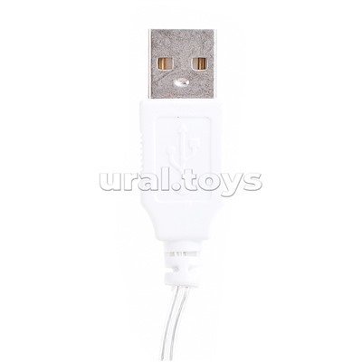 Электрогирлянда Роса 10 м, 100 ламп, USB, синий
