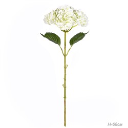 Цветок искусственный Гортензия 68 см белая / GT41-16 /уп 36/360/А