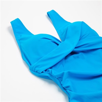 Купальник женский слитный MINAKU, размер 52, синий