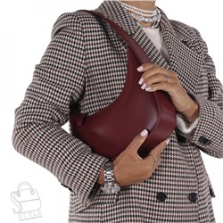 Сумка женская кожаная 7322NN wine red Natale Navetta