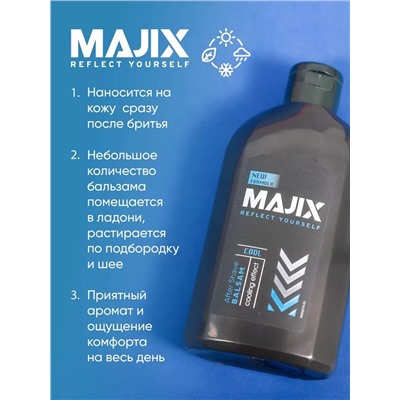 Бальзам после бритья Majix Cool 250 мл