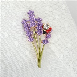 Брошь Лаванда / 3861 /уп 36/
