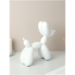 Статуэтка Собака 20х19 см / A26-Q1923E /уп 18/белая