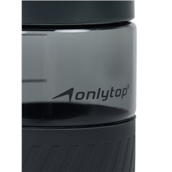 Бутылка для воды Onlytop, 650 мл, чёрная