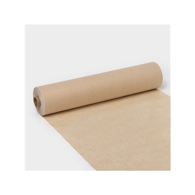 Бумага для выпечки марка «П», подпергамент, 38 см×100 м, плотность 45 г/м², бежевая