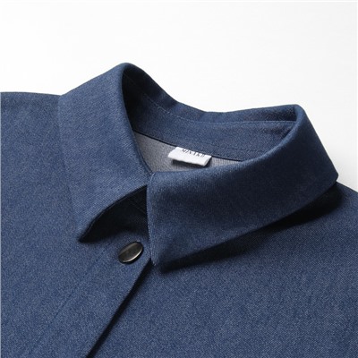 Рубашка женская MINAKU: Jeans Collection, размер 42, синяя