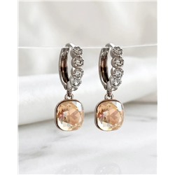 Серьги с кристаллами Swarovski