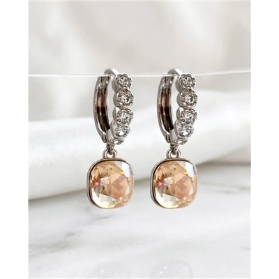 Серьги с кристаллами Swarovski