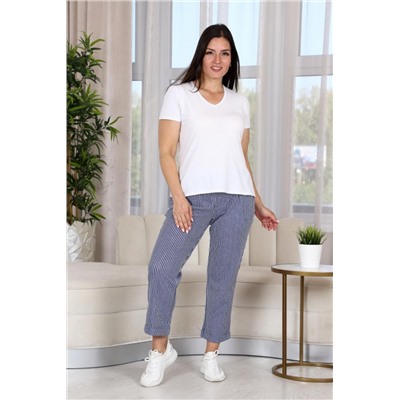 Брюки 9154 (Полоса джинс)