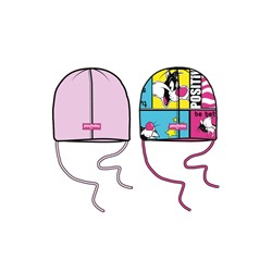 Шапка детская трикотажная для девочек, 2 шт в комплекте