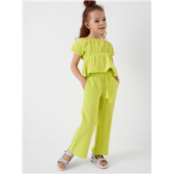 Комплект текстильный для девочек: блузка, брюки