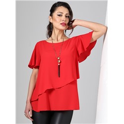 Блузка Все легко и просто, рэд