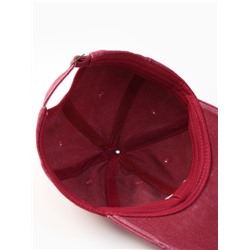 Кепка женская MINAKU «Сердце», размер 56-58, розовая, вареный деним