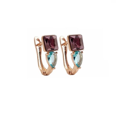 Серьги с кристаллами Swarovski