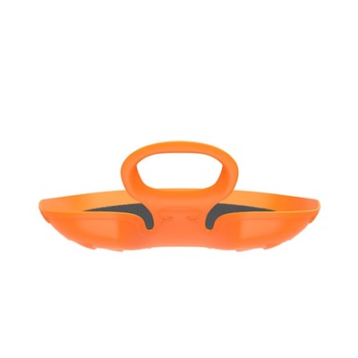 Санки-ледянки с мягкой сидушкой «Вираж», оранжевые, 39×37 см