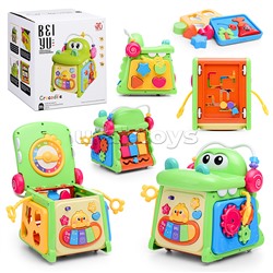 Куб развивающий "Весёлый крокодильчик" в коробке