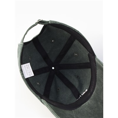 Кепка женская MINAKU sou.sou, размер 56-58, хаки, вареный деним