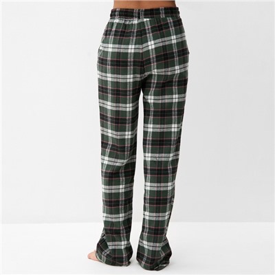 Пижама женская (рубашка и брюки) KAFTAN размер 40-42, зелёный