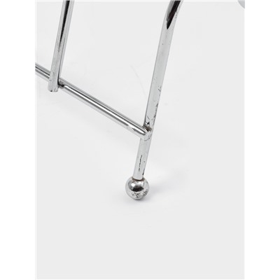 УЦЕНКА Подставка для крышек Доляна, 22.5×19.5×15.5 см, на 5 предметов, цвет хром