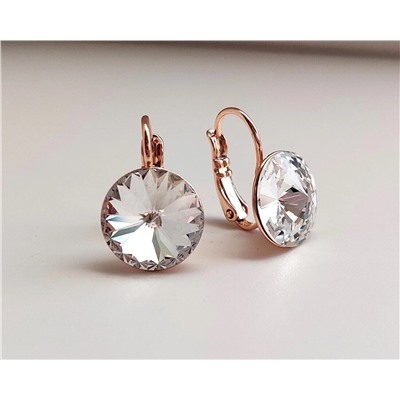 Серьги с кристаллами Swarovski