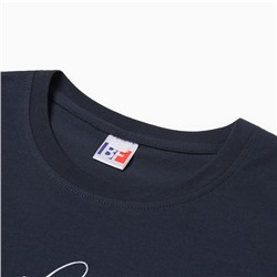 Футболка женская, цвет тёмно-серый, размер 46