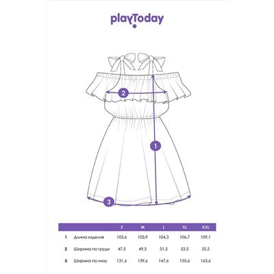 Сарафан PLAYTODAY, 1088996
