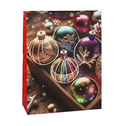 Пакет подарочный 31х40х12 / 102-1L /уп 12/360/ микс Новый год