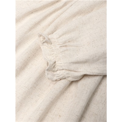Платье для девочки «Крошка Я» Linen, рост 80-86 см, бежевое