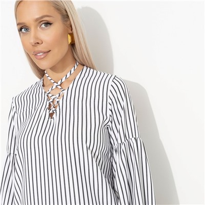 Блуза с акцентными рукавами, Вечный тренд