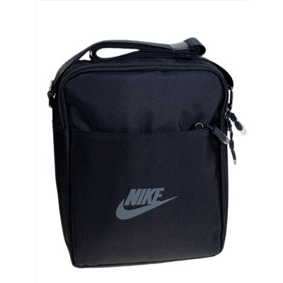 Сумка мужская  текстильная, цвет  черный