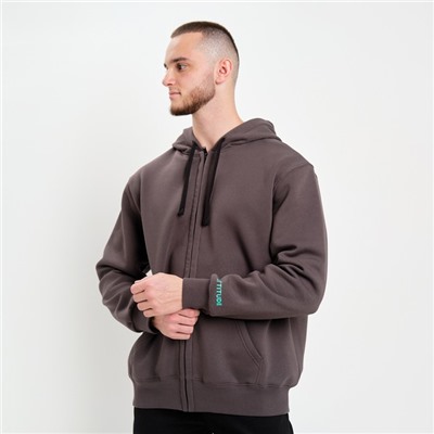 Толстовка мужская НАЧЁС, цвет графит, размер 52