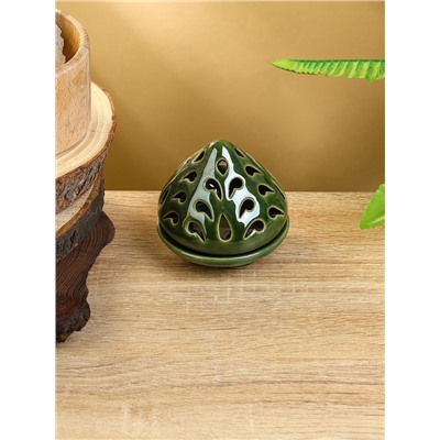 Подсвечник «Конус», 8.5×8.5×8.5 см, керамика, МИКС