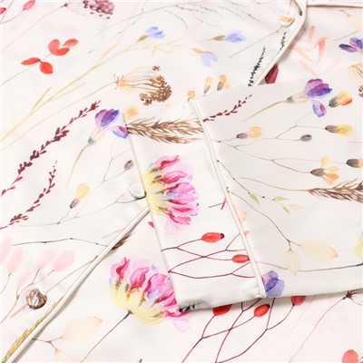 Пижама женская (рубашка, брюки) KAFTAN Spring, размер 52-54