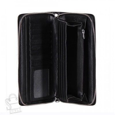 Клатч мужской кожаный 3083H black Heanbag