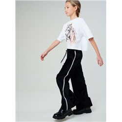 Фуфайка трикотажная для девочек (футболка)