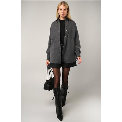 Женская джинсовая рубашка Happyfox