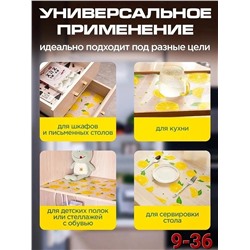 Набор ковриков для холодильника на полки 6 шт