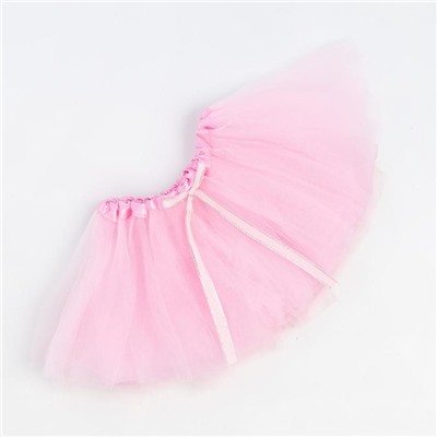 Юбка трёхслойная Крошка Я, 17×19 см, розовая