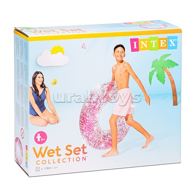 Круг для плавания «Блеск», d=107 см, от 9 лет, цвета МИКС, 56274NP INTEX