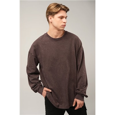 Мужской лонгслив оверсайз Happyfox