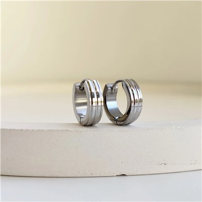 Серьги из стали