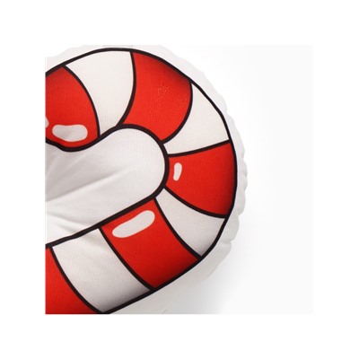 Подушка Этель «Candy cane» 28×36 см, 100 п/э, велюр