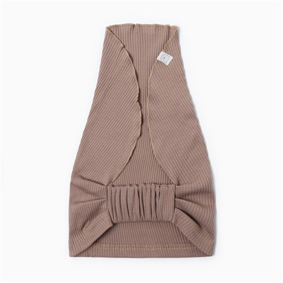 Косынка для девочки «Крошка Я» Olives, размер 46, коричневая