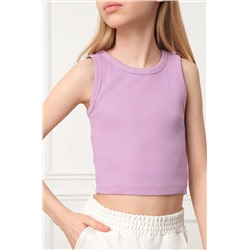 Майка-топ в рубчик для девочки Happyfox