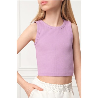 Майка-топ в рубчик для девочки Happyfox